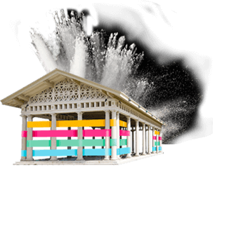 <p>The<br />village</p>